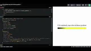 CSS explained: stop colors in linear gradient