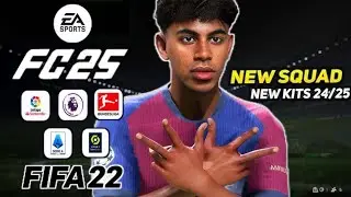 FIFA 22 ALL IN ONE MOD 25 | NEXT SEASON PATCH 25 | LATEST SQUARD TRANSFERS, KITS, FACES, GRAPHICS