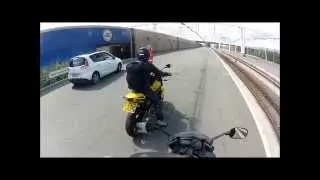 Calais to Folkstone via the EuroTunnel on a Motorbike