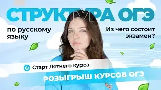 Структура ОГЭ 2025 по русскому языку. Из чего состоит экзамен?