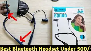 Best Bluetooth Neckband under 500 | best bluetooth headset under 500 | Aroma neckband