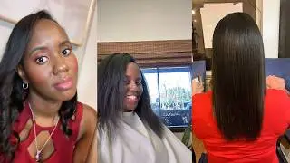 My Natural Hair Routine 😩 😬 (STRAIGHT  NATURAL)