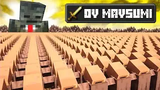 1 000 000 AHOLI GROX UCHUN OV BOSHLADI MINECRAFT UZBEK DUBLAJ