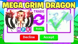 Trading MEGA GRIM DRAGON (NEW HALLOWEEN ROBUX PET)