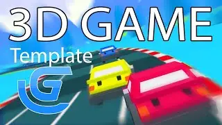 3D racing Game Made in Gdevelop ( FREE GAME ENGINE )