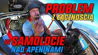 #Apeniny. Problemy z łącznością w samolocie. Plan lotu  chyba sobie …wyszedł #przygoda #włochy #2023
