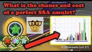 What is the chance and cost of a perfect SSA amulet Bee Swarm Simulator