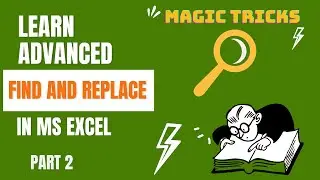 Advanced Find and Replace In MS Excel | How to remove only text or number| Add or remove line breaks