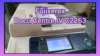 Test print dan test copy di mesin fotocopy warna Fujixerox Docu Centre IV C2263