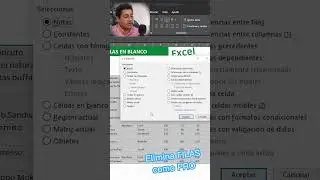 Haz que Excel trabaje para ti  ⚡✅ Quitar filas en blanco!