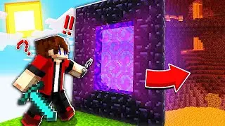 Building a Nether Portal in Minecraft Bedwars