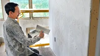 Old World Plaster Texture on Drywall