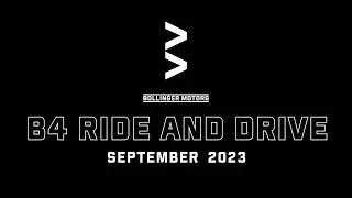 B4 RIDE AND DRIVE - Bollinger Motors