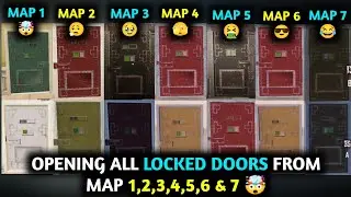 OPENING ALL LOCKED DOORS From MAP 1,2,3,4 & 5 🤯 PUBG МЕТРО ROYALE Chapter 21