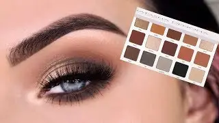 NEW Natasha Denona All Neutral Biba Eyeshadow Palette | Eye Makeup Tutorial