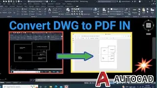 How To Convert Autocad Drawing To Pdf ||Autocad Dwg To Pdf Problem Solved (In Nepali)