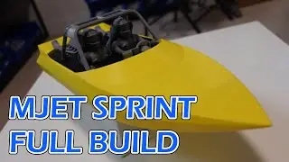3D Printed RC Jet Boat Build + Demo! The MJET Sprint