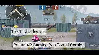 Pubg Mobile Tdm challange with Tomal Gaming | Rohan AR Gaming (vs) Tomal Gaming | 1vs1 tdm challange