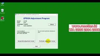 resetter epson L3110 dijamin 100% work www.resetter.id