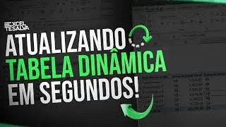 Como atualizar uma tabela dinâmica usando a macro!