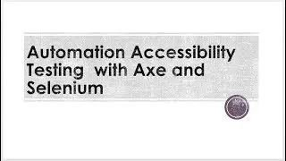 automation accessibility testing with axe and selenium