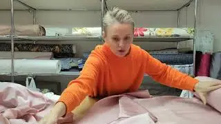 How to prepare bed linen fabrics for cutting and eliminate warping. Master class