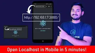 How to open localhost in your mobile?