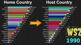 Immigration : Top Origin Nations and Top Destinations(1990-2019)