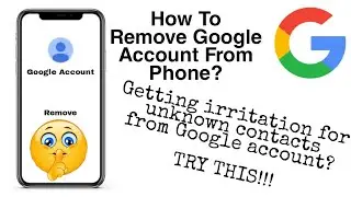 Remove Google Account|Delete Google|Google Account| #Google #googlehack #googleaccountremove #gmail