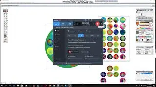 Ball coloring with Mesh tool. Adobe Illustrator 10.