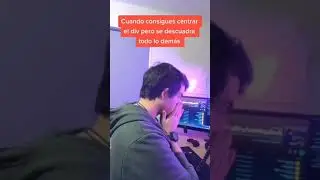 Después de centrar un div...