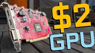 GAMING on a $2 Graphics Card!