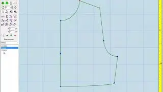 Моделирование детского платья отрезного по талии в Knittstyler