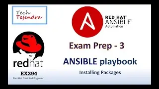 Ansible Playbook - Installing Packages - Red Hat Certified Engineer Ex294