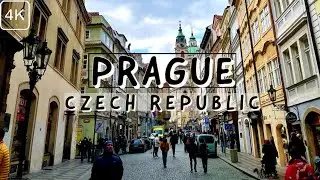 The streets of Prague - Czech Republic 🇨🇿 | Walking in Prague | 4K 60fps | 2022 