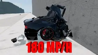 WALL VS AUDI RS5 (BEAM NG DRIVE)