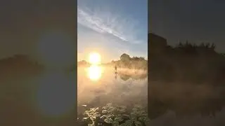 Туманный рассвет на Старой Тиши (Рыбацкая деревня)