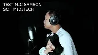 TEST MIC SAMSON C01 + SOUNDCARD MIDITECH AUDIOLINK LIGHT #2
