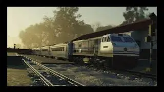 Train Scene Blender Animation
