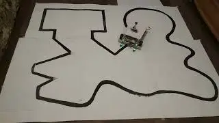 Slowest line follower robot [Raspberry Pi Robot]