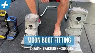 How to Fit a Walker 'Moon Boot' Correctly | Tim Keeley | Physio REHAB