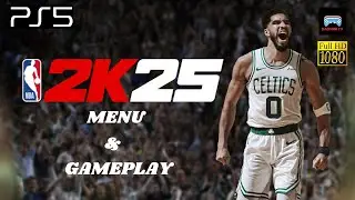 NBA 2K25 PS5 MENU AND GAMEPLAY