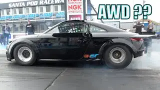 WHY DOES THE HST AUDI TT DO A REAR TYRE BURNOUT. IS IT AWD ??