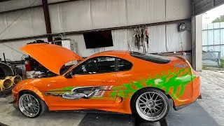 Fast and the Furious Tribute Supra Dyno Tune