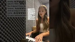 tattooed heart - Ariana Grande 💘 cover by @Poliaofficial  #cover #arianagrande #singer #acousticversion