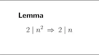 How to Prove: If n^2 is even, then n is even.