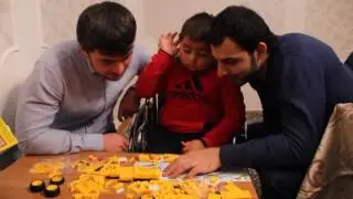 Аслан Шогенцуков и Азамат Цавкилов в гостях у подопечного фонда Выше РАДУГИ