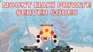 Mount Maki Private server codes in shindo life | 