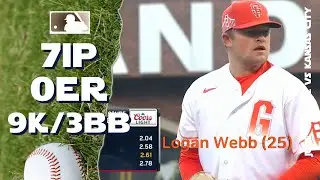 Logan Webb (25) | June 14, 2022 | MLB highlights