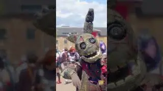 SPRINGTRAP COSPLAY 😱 Five Nights at Freddy's Cosplay at Comic Con #fnaf #cosplay #shorts